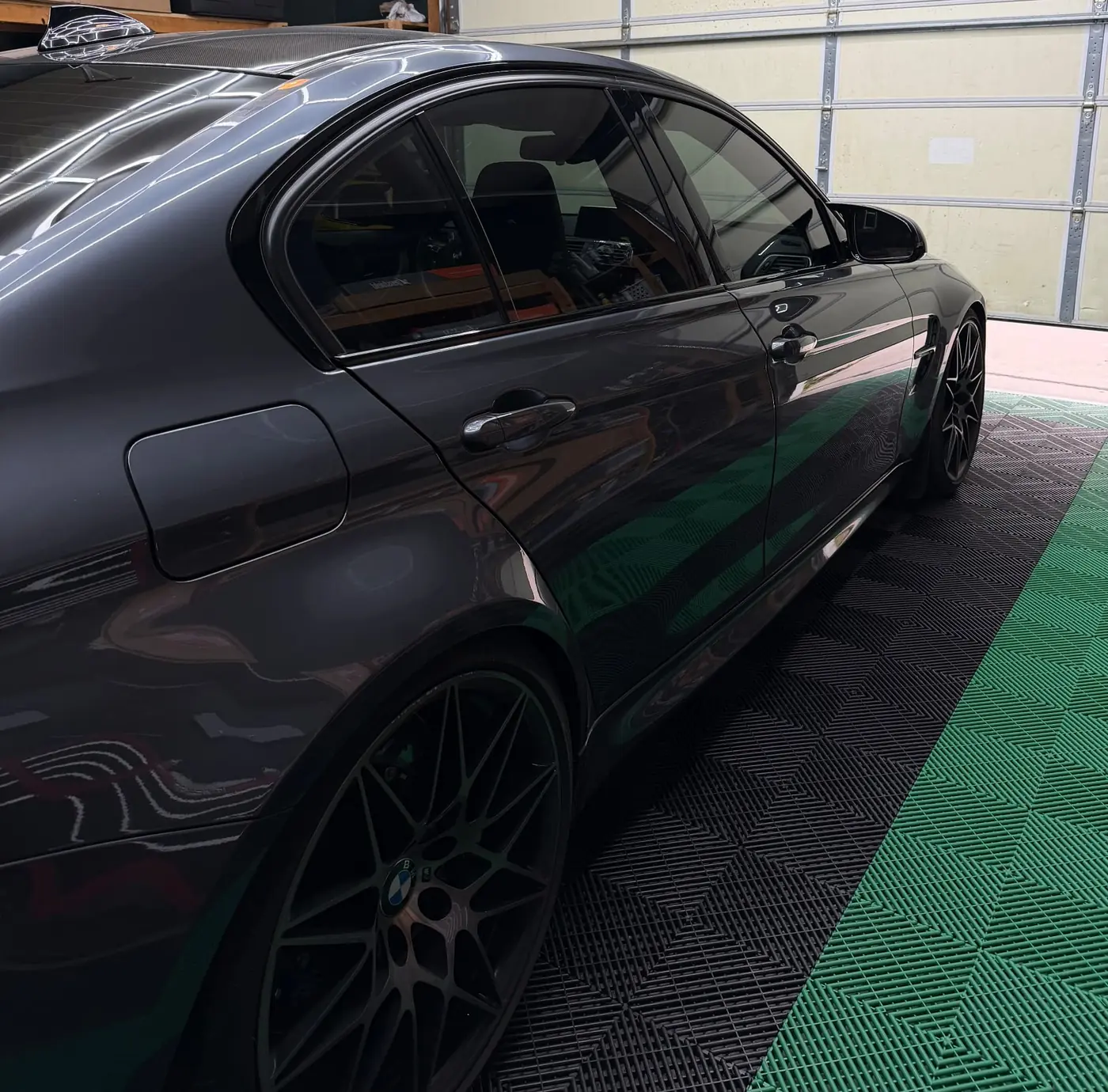 Professional automotive window tint installation in Utah